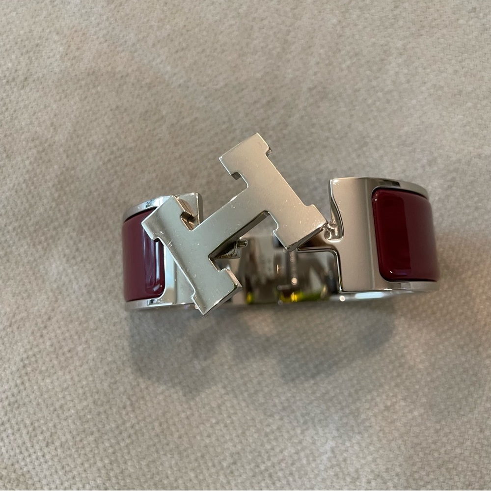 ❤️Hermes❤️ Clic Clac H Bracelet Wide - Picture 2 of 8
